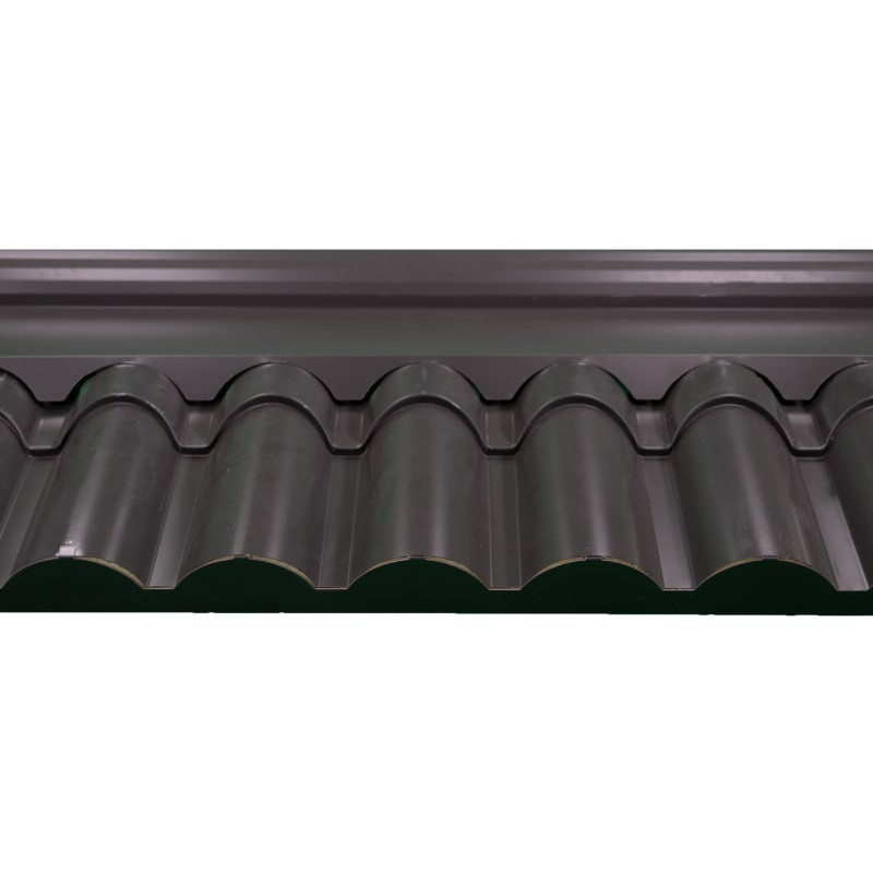 Remate Cumbrera Gris Pizarra Dos Aguas