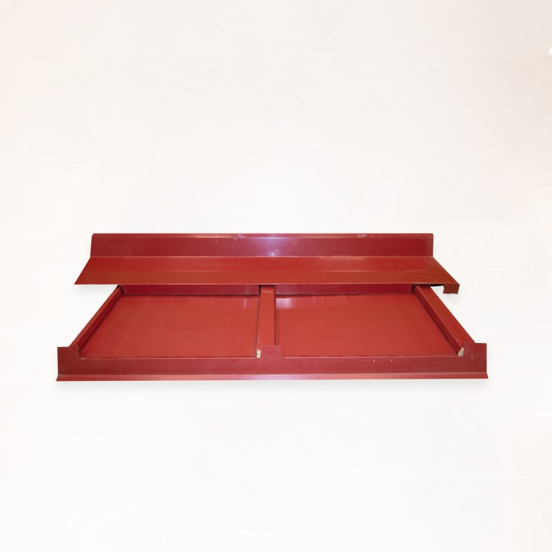 Remate Cumbrera Rojo Teja a Pared