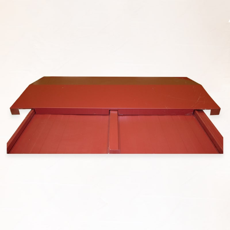 Remate Cumbrera Rojo Teja Dos Aguas