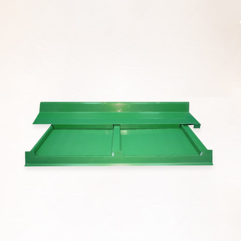 Remate Cumbrera Verde Navarra a Pared