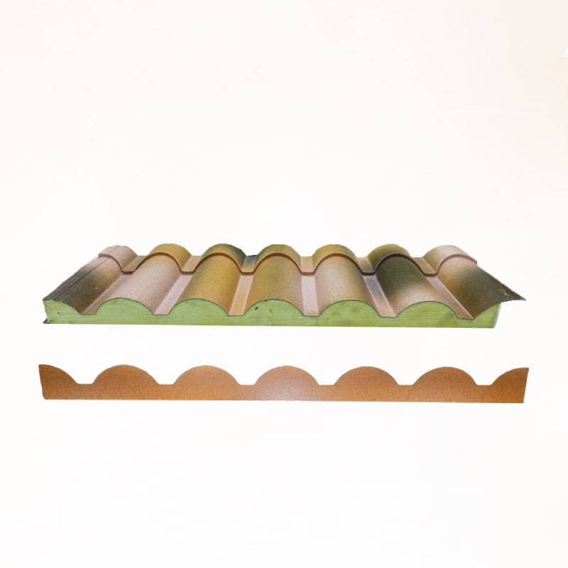 Panel Sandwich Teja (imitación)