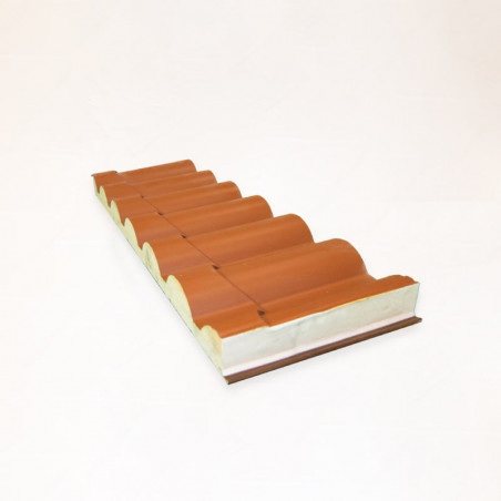 Panel Sandwich Teja (imitación)