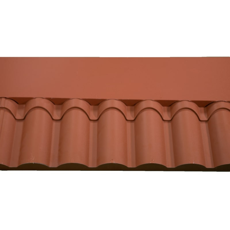 Remate Cumbrera Rojo Marron